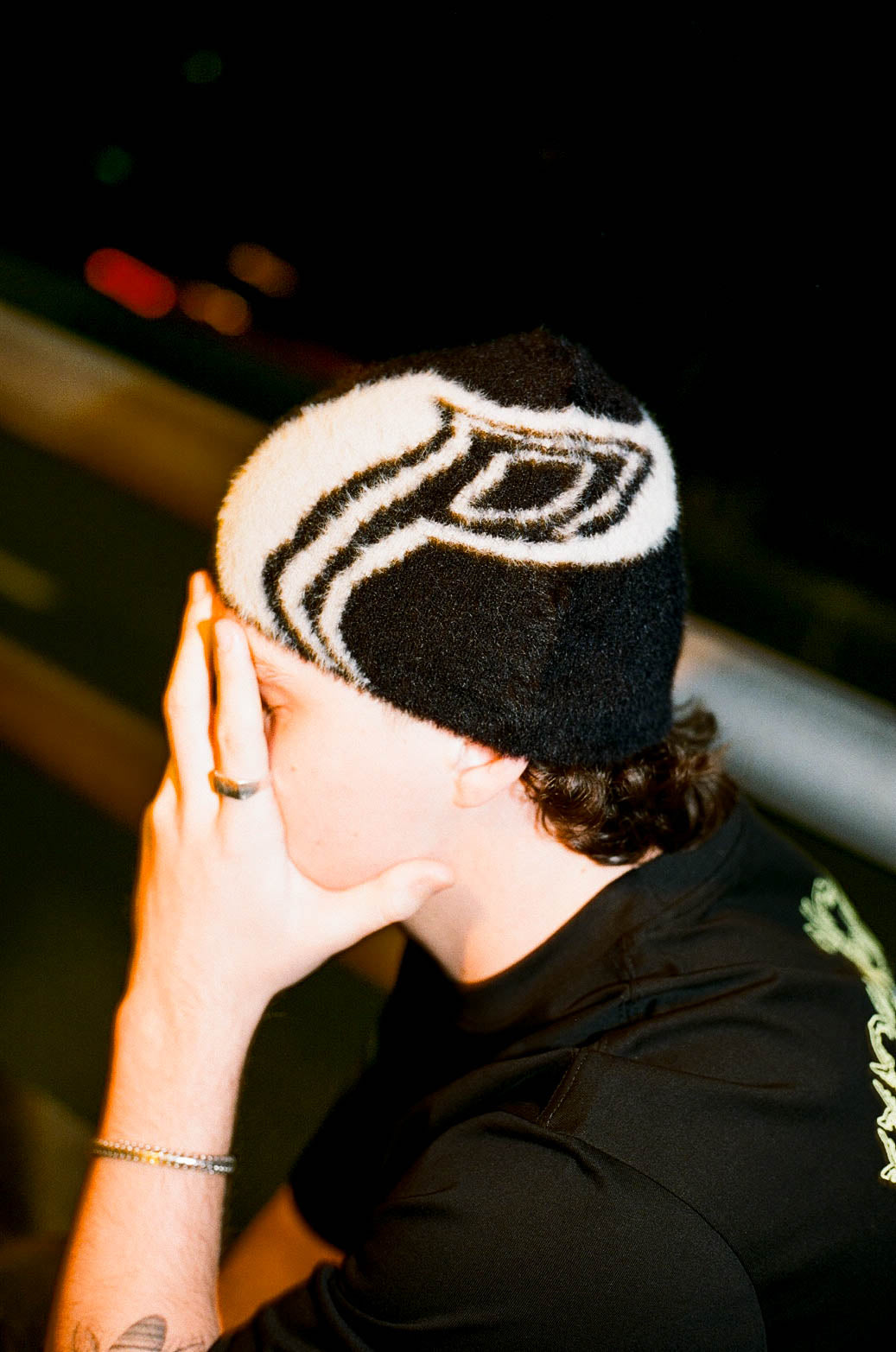 帽子 VALLAD RydeRomance BEANIE CAP RYDER BEANIE - BLACK/GREY – Parasol