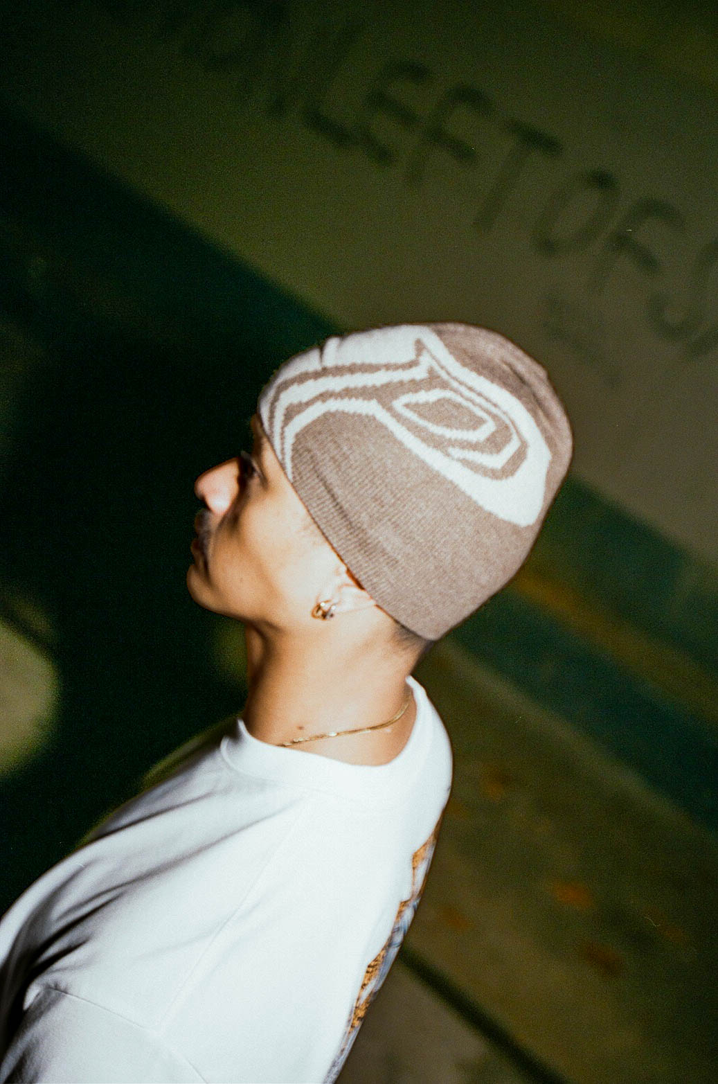 RYDER BEANIE - BEIGE/BROWN